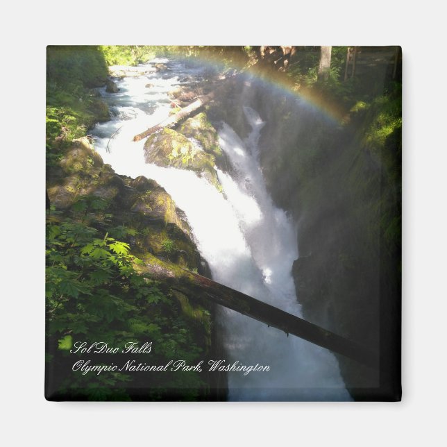 Sol Duc Falls Olympic National Park 2" Magnet (Front)