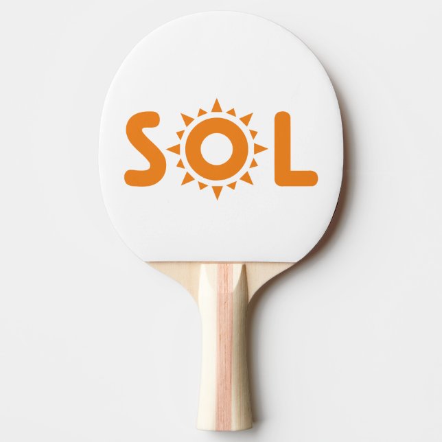 Sol Ping Pong Paddle (Front)