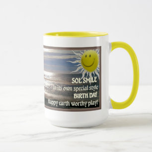 Sol Smile Birth Day Mug