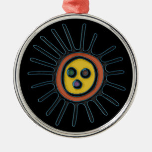 Sol Taino Circle Ornament