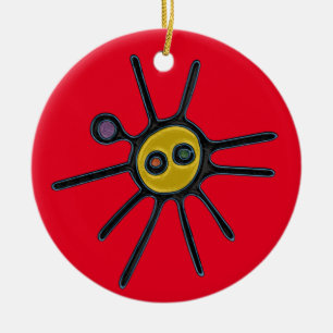 Sol Taino Circle Ornament