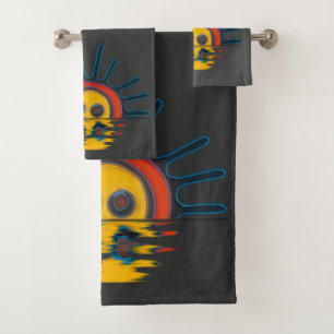 Sol Taino Sunset  Bath Towel Set