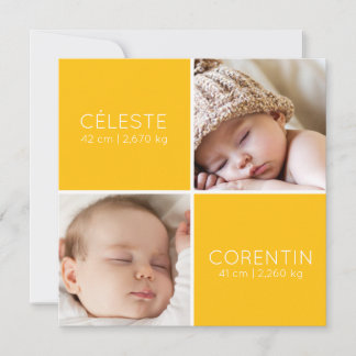 SOL Twin Birth Announcement
