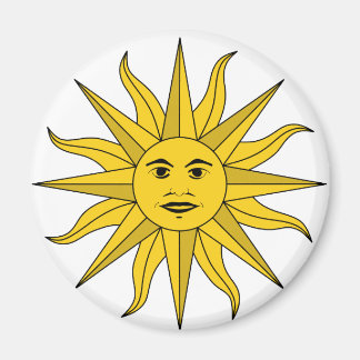 sol Uruguay Magnet
