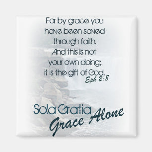 Sola Gratia/Grace Alone Magnet