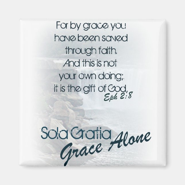 Sola Gratia/Grace Alone Magnet (Front)
