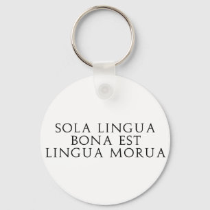 Sola Lingua Bona Key Ring