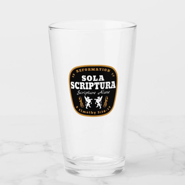 Sola Scriptura Glass (Front)