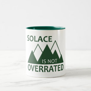 Solace Is Not Overrated Two-Tone Coffee Mug