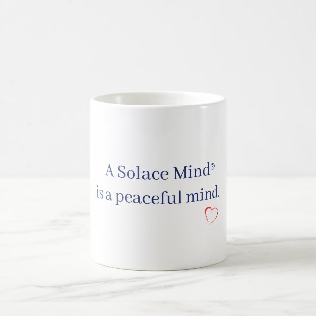 Solace Mind® Classic Mug, 11 oz  Coffee Mug (Center)