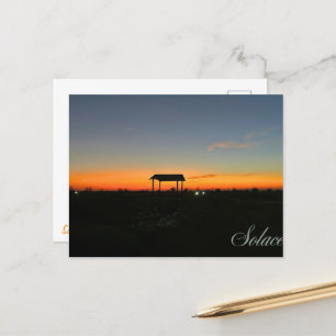 solace sunset postcard