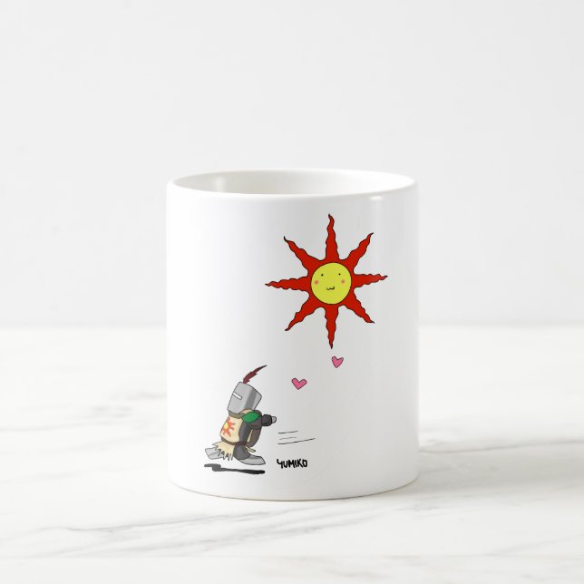 Solaire Praise the sun Coffee Mug (Center)