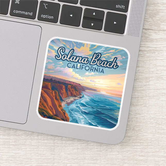 Solana Beach California San Diego Vintage (Detail)