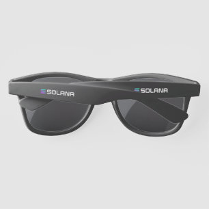 Solana Logo W/White Text - Sunglasses