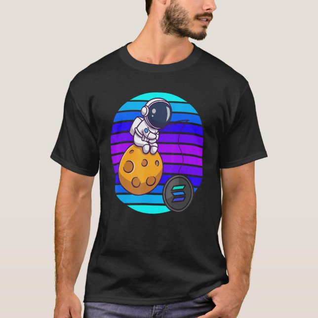 Solana Sol Crypto Exchange Token Nft Marketplace B T-Shirt (Front)