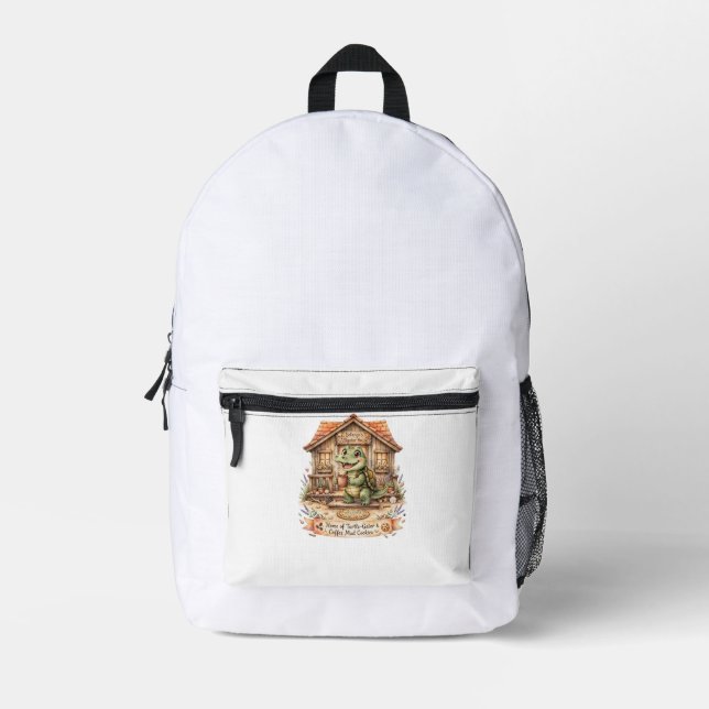 Solange Cosy Alligator House Backpack (Front)