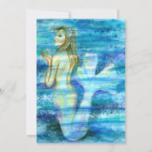 Solange Mermaid JL Biel Holiday Card