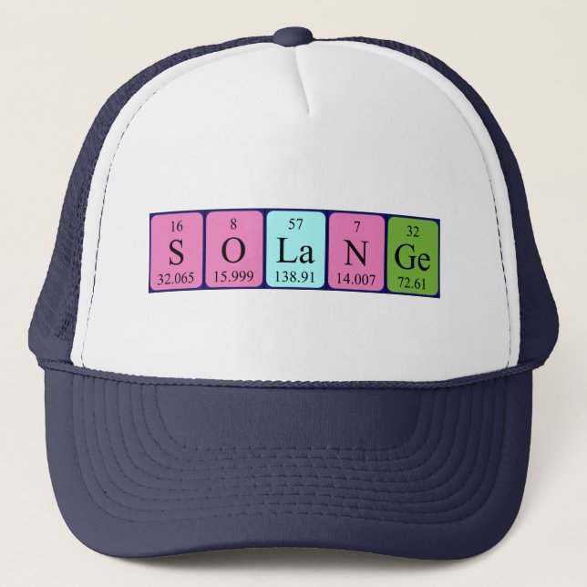Solange periodic table name hat (Front)