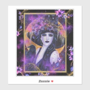 Solania Halloween Witch with Raven By Renee L