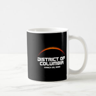 Solar 2025 Eclipse 3.9.25 District Of Columbia Wom Coffee Mug