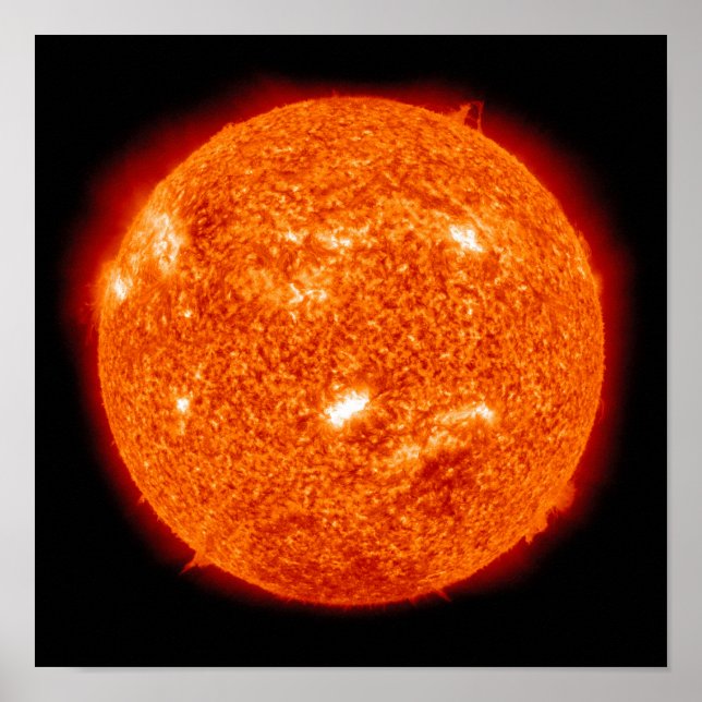 Solar activity on the Sun 2 Poster (Front)