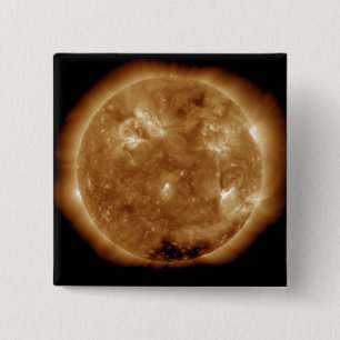 Solar activity on the Sun 5 15 Cm Square Badge