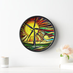 Solar and Wind Energy Clock