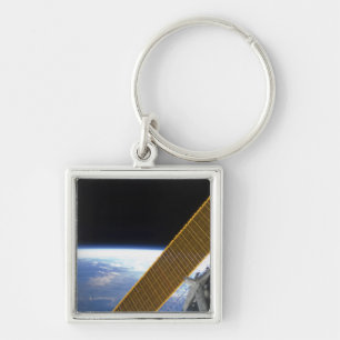 Solar array panels key ring