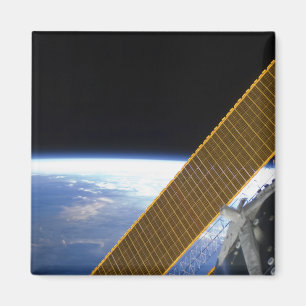 Solar array panels magnet