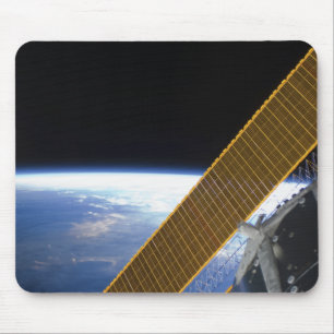 Solar array panels mouse pad