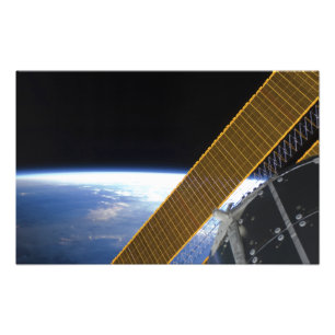 Solar array panels photo print