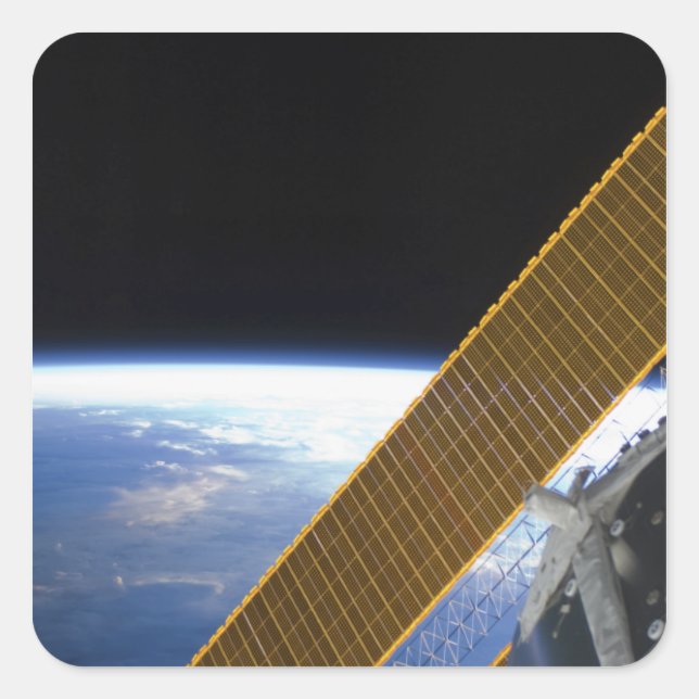 Solar array panels square sticker (Front)