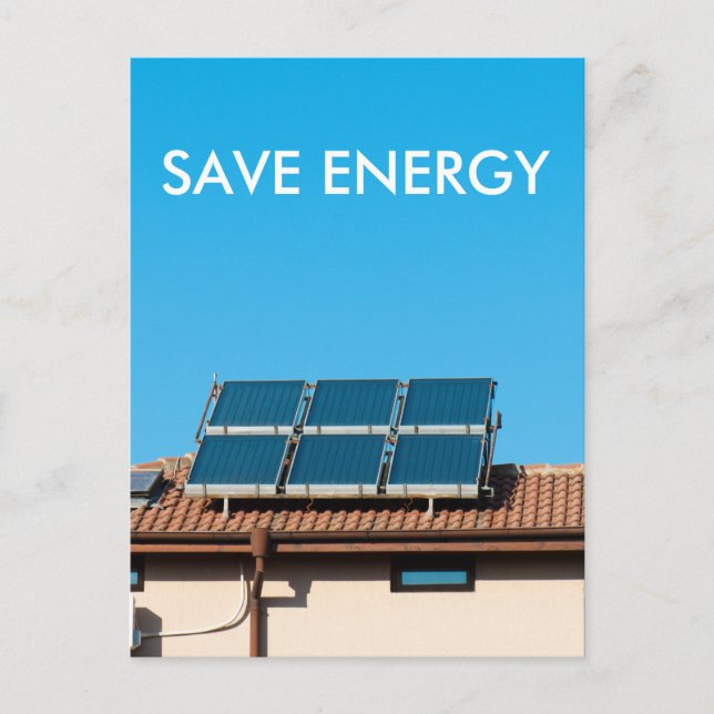 Solar cell system postcard (Front)