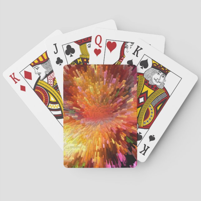 Solar Cube Blast Playing Cards (Back)