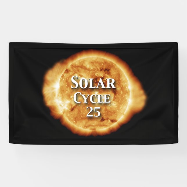 Solar Cycle 25 Active Sun Banner (Horizontal)
