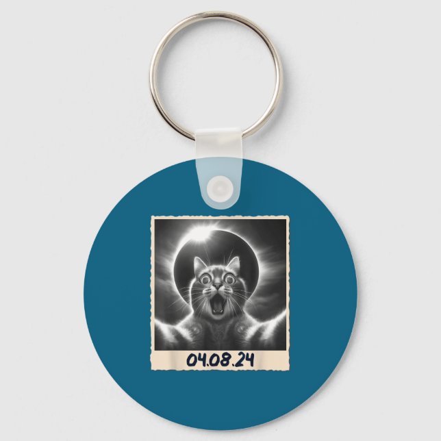 Solar Eclipse 04 08 24 Key Ring (Front)