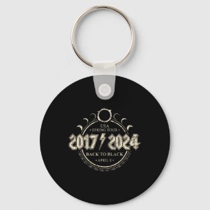 Solar Eclipse 20172024 Back To Black Usa Spring To Key Ring