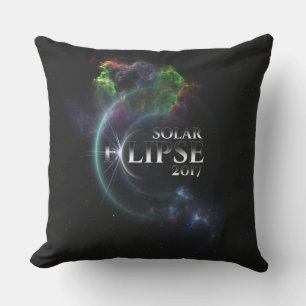 Solar Eclipse 2017 Cushion