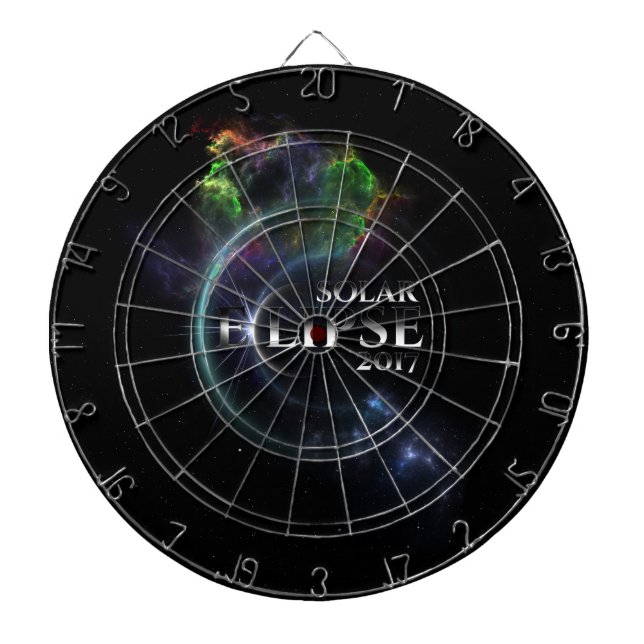 Solar Eclipse 2017 Dartboard (Front)
