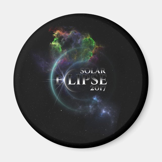 Solar Eclipse 2017 Magnet (Front)