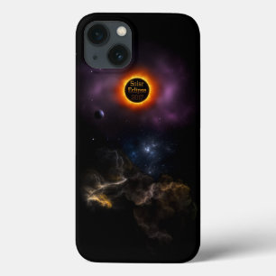 Solar Eclipse 2017 Nebula Bloom iPhone 13 Case