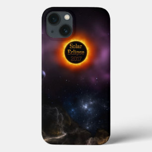 Solar Eclipse 2017 Nebula Bloom iPhone 13 Case