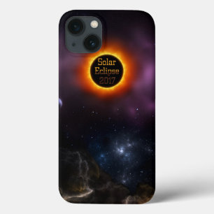 Solar Eclipse 2017 Nebula Bloom iPhone 13 Case