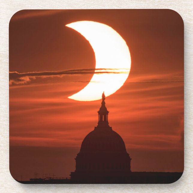 Solar Eclipse 2021 Coaster (Front)