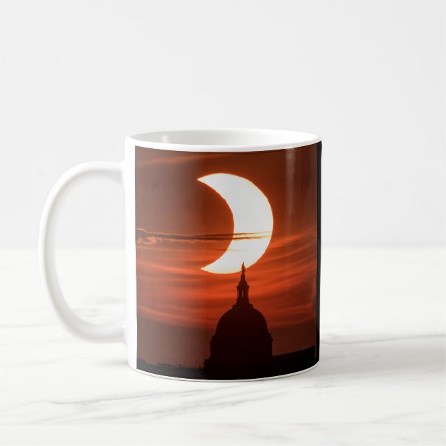 Solar Eclipse 2021 Coffee Mug (Left)