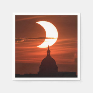Solar Eclipse 2021 Napkin