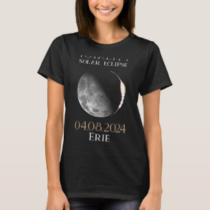 Solar Eclipse 2024 04.08.24 Erie Pennsylvania  T-Shirt