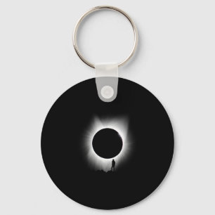 Solar Eclipse 2024 Art Solar Eclipse Art Key Ring
