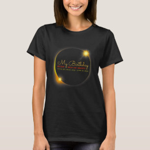 Solar Eclipse 2024 Birthday Present 4.8.24 Totalit T-Shirt