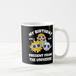 Solar Eclipse 2024 Birthday Present April 4 from Coffee Mug